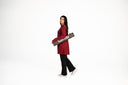 Lightweight top - Burgundy
