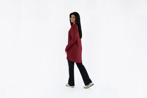 Light weight top - Burgundy