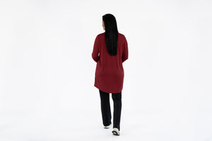Light weight top - Burgundy